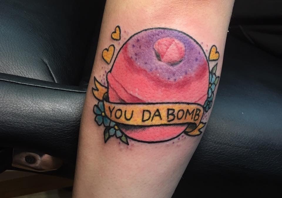 Sex Bomb Bath Bomb Tattoo