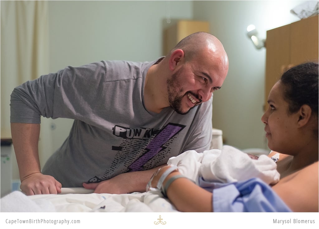 Birth Photos and Sibling Meeting Baby