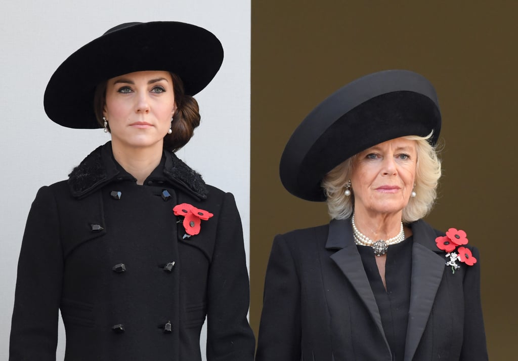 Kate Middleton Wears Black Coat on Remembrance Day 2016