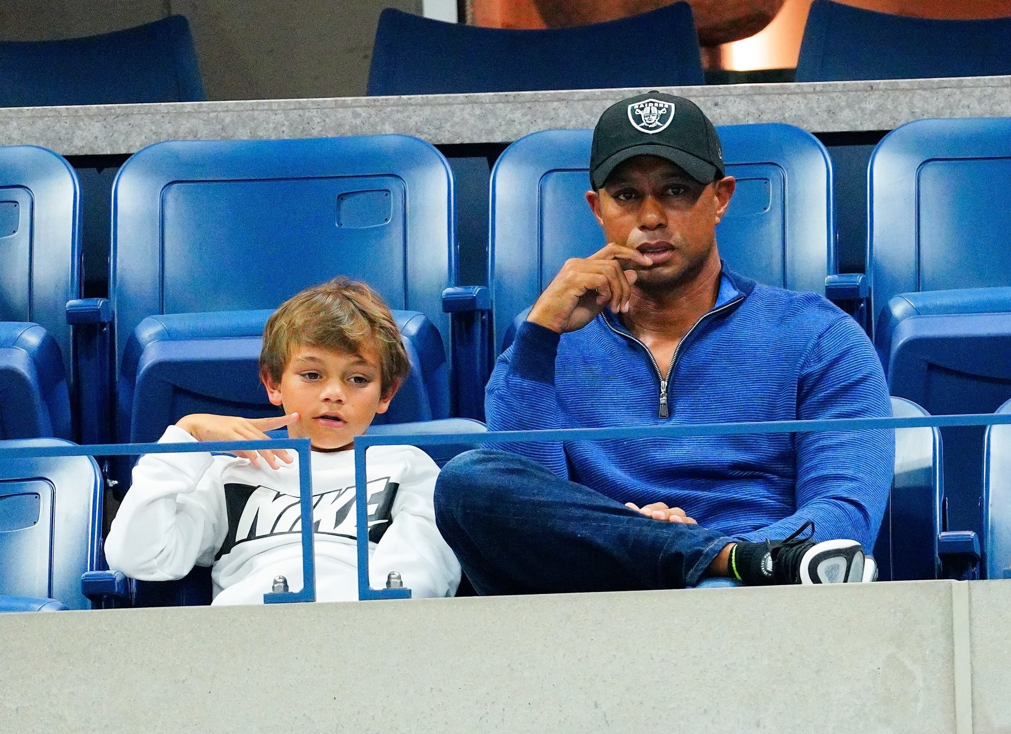 Tiger Woods and Son Charlie at the 2019 