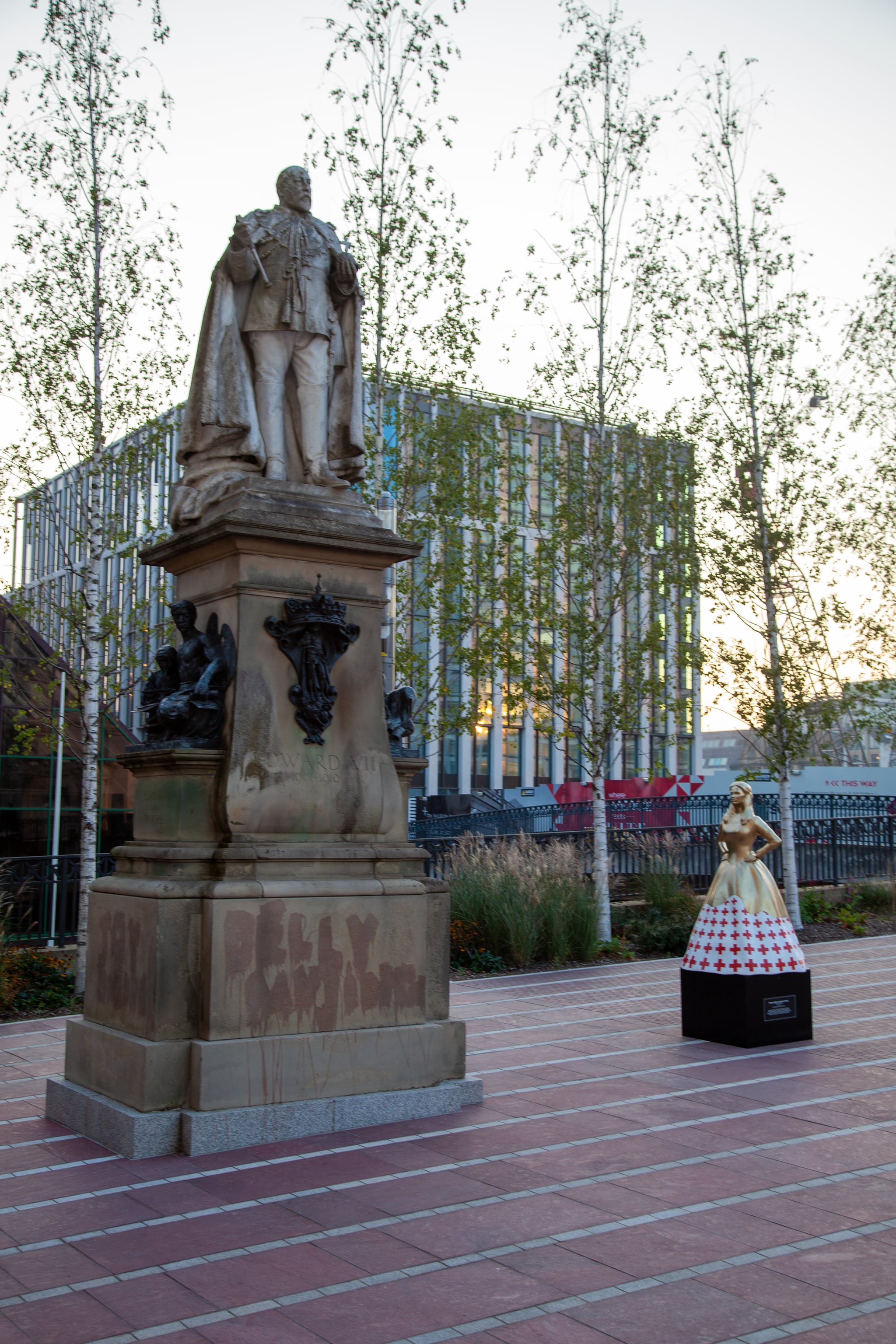 Princess Helena Victoria Statue in Birmingham | Female Statues Erected Around UK to Celebrate Enola Holmes | POPSUGAR Entertainment UK Photo 9