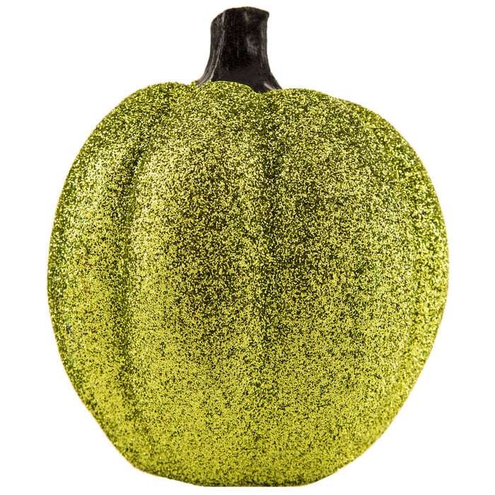 Green Glitter Pumpkin