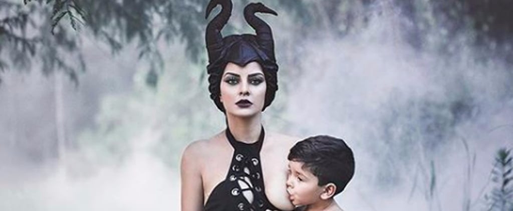Mom Has Maleficent-Themed Breastfeeding Photo Shoot