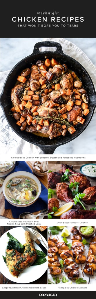 Get the recipes: weeknight-friendly chicken recipes
