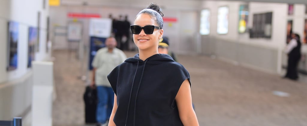 Rihanna Looks Casual in Sweats, but Did You Spot Her Teeny-Tiny Taxi-Inspired Bag?