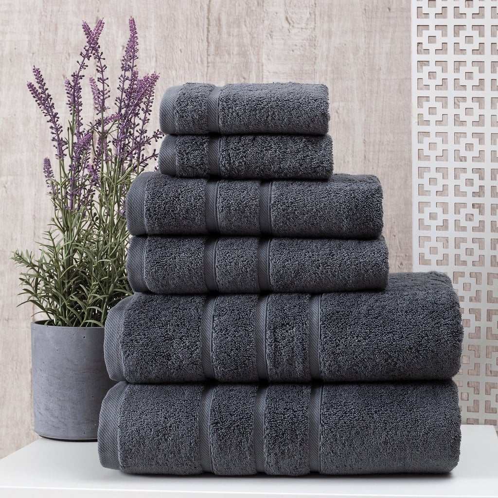 UpThrone Luxury Turkish Cotton 6 PC Bath Towels Set