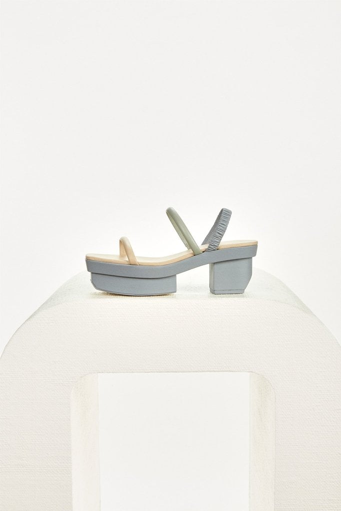 Cult Gaia Fifi Sandal in Pewter Multi