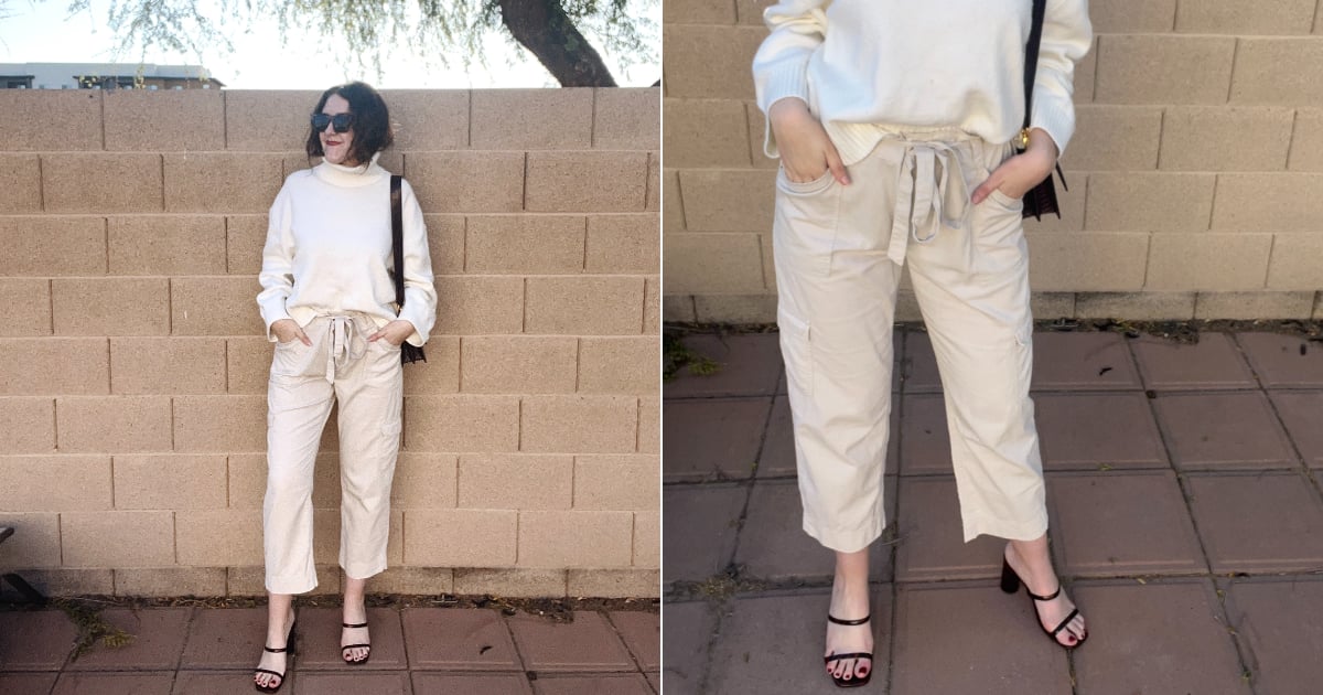 Old Navy High-Waisted Tie-Belt Cargo Ankle Pants Review