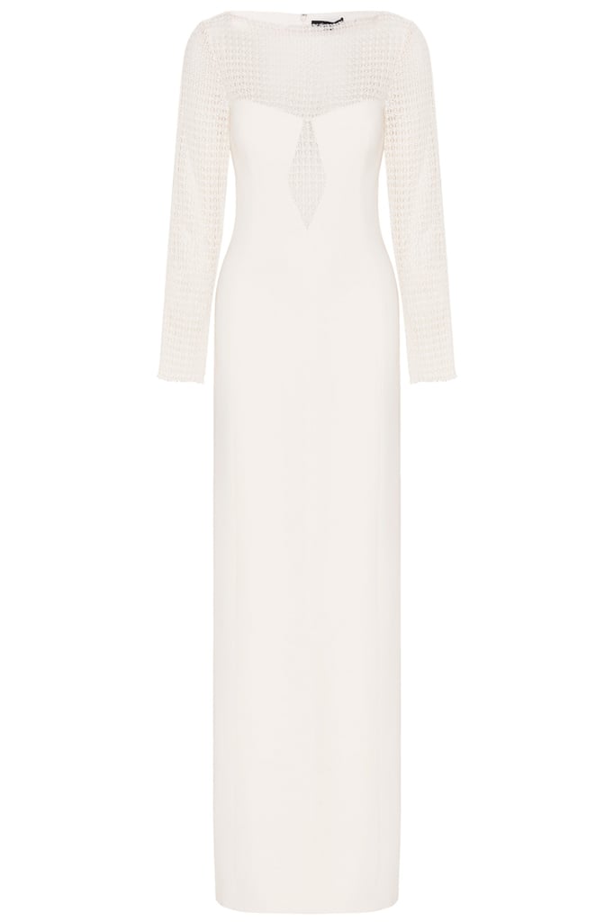 Kim Kardashian's White Dolce and Gabbana Dress | POPSUGAR Fashion