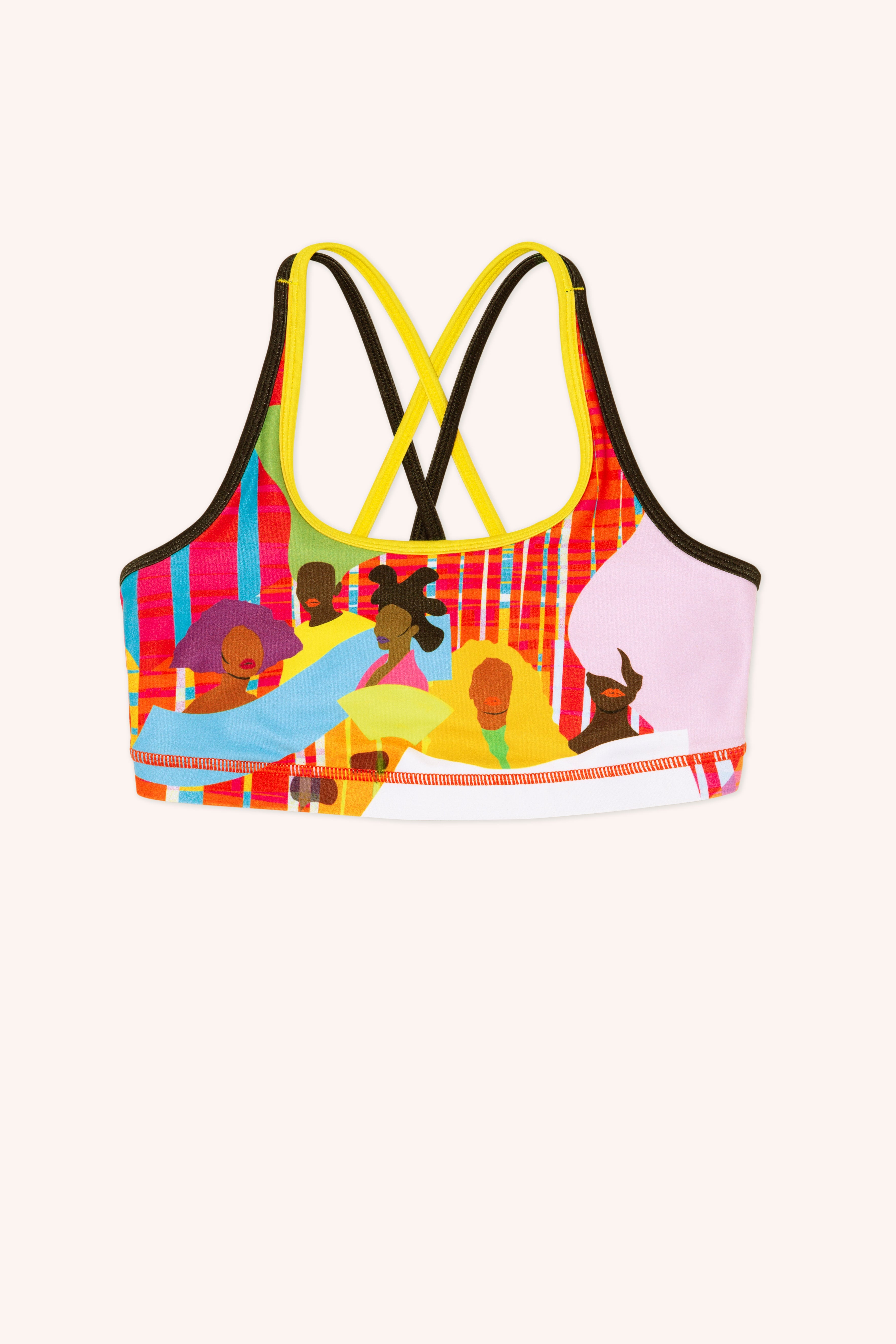Peloton WITH for x Temi Coker High Neck BLM Black History Month Sports Bra  Size XL - $41 - From Peggy