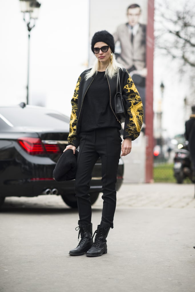 Tough-girl with a Versace-inspired twist.
Source: Le 21ème | Adam Katz Sinding
