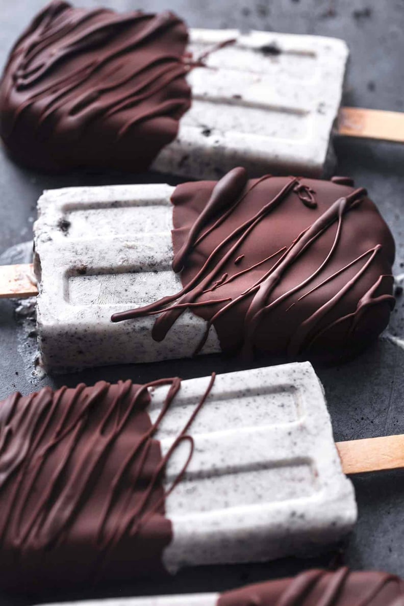 Cookies and Cream Pudding Popsicles