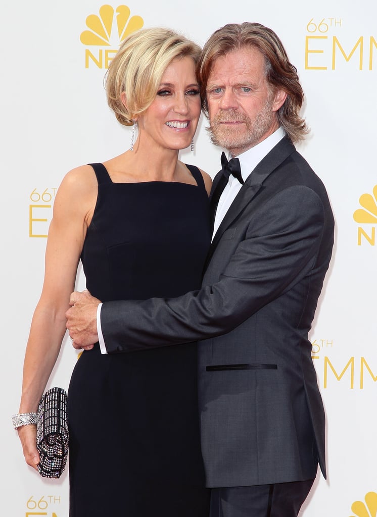 Felicity Huffman and William H. Macy at the 2014 Emmys