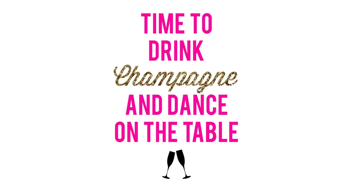 "Time to Drink" Sign Free Bachelorette Party Printables POPSUGAR