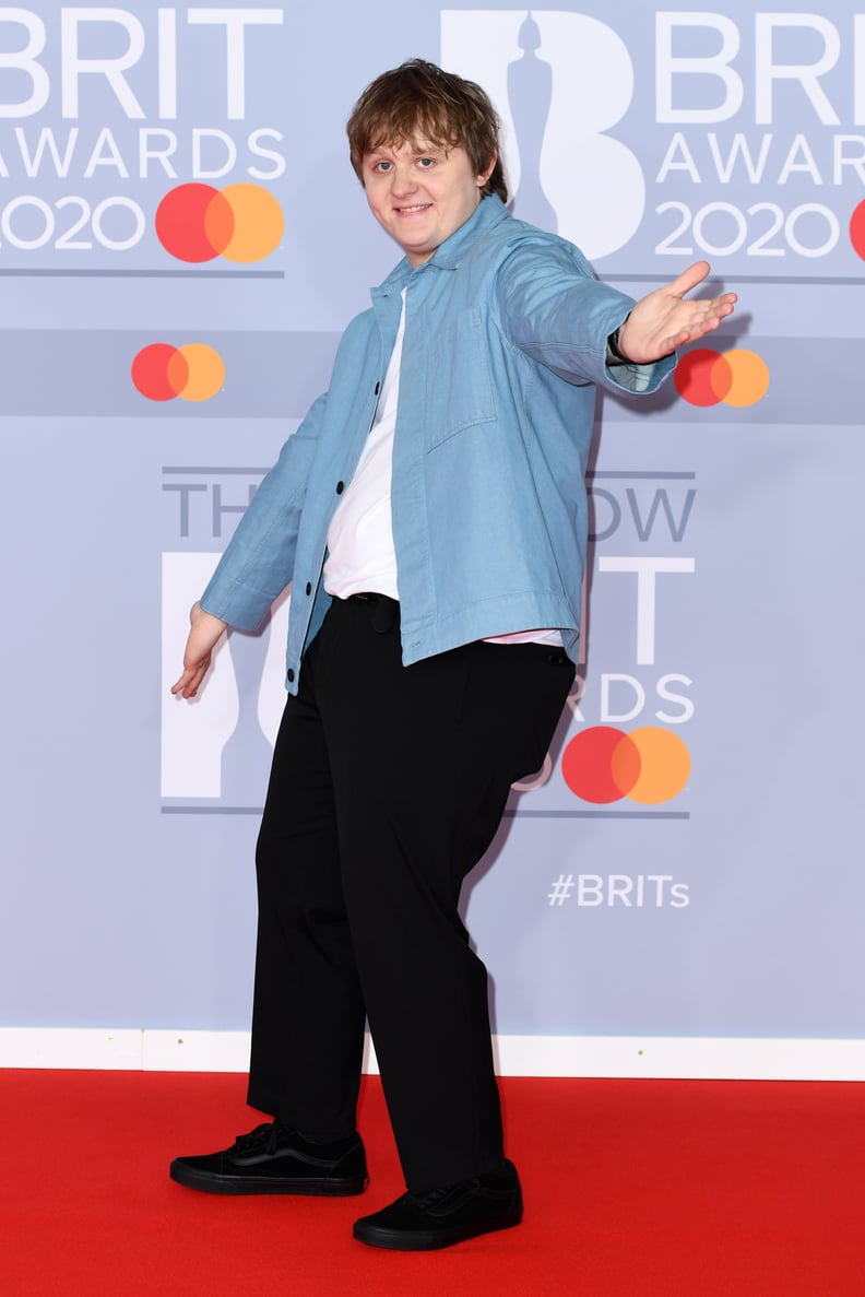 Lewis Capaldi on the 2020 BRIT Awards Red Carpet