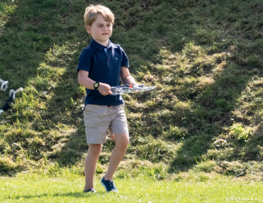 Kate Middleton With George and Charlotte at Polo Match 2018