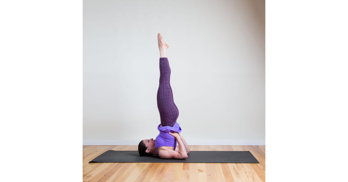 Shoulderstand | Most Common Yoga Poses Pictures | POPSUGAR Fitness Photo 52