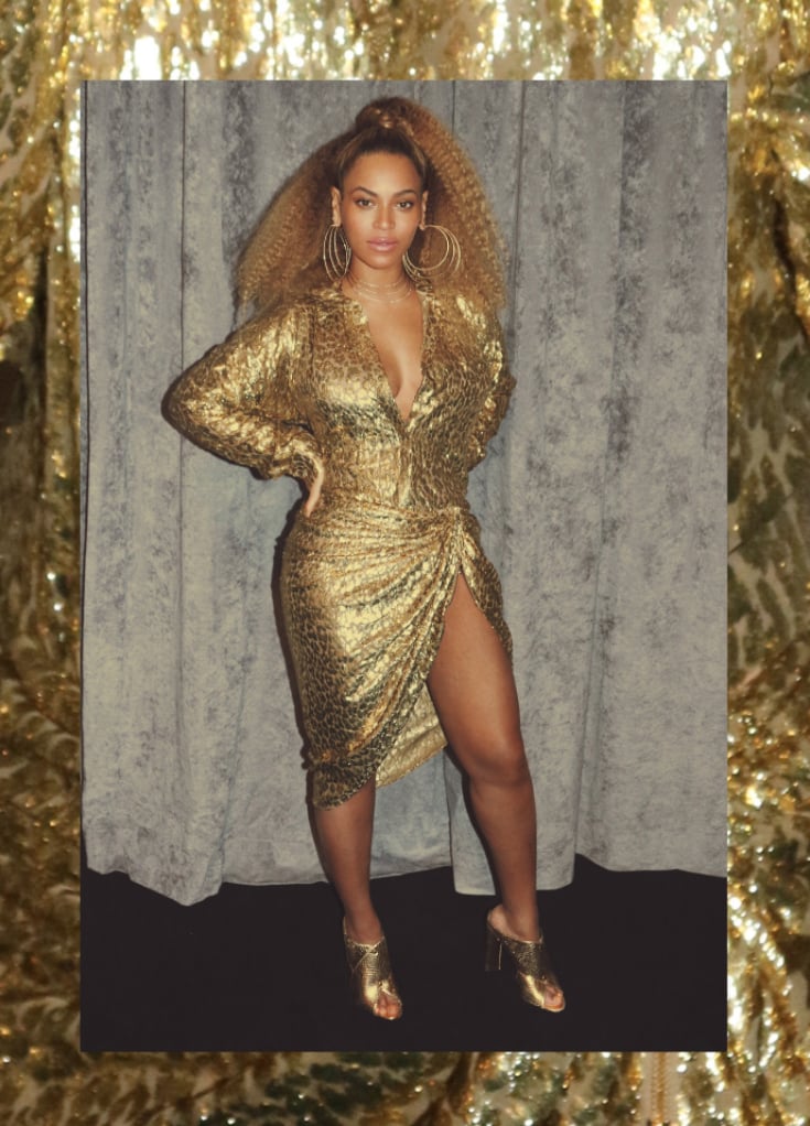 Beyoncé Wore This Gold Michael Kors Collection Leopard Print Look