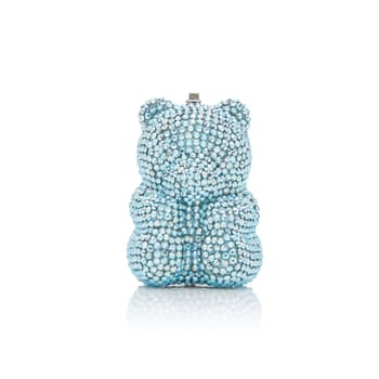 Gigi Hadid's crystalized mini teddy bear bag