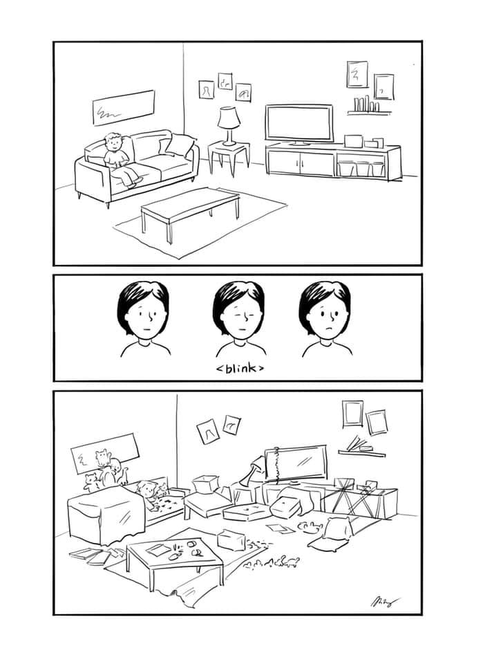 New Mom Comics Social Distancing With Family Cartoons