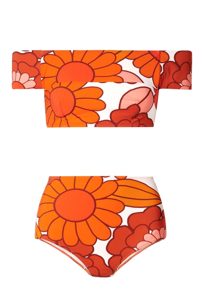 Dodo Bar Or Off-the-Shoulder Floral-Print Bikini