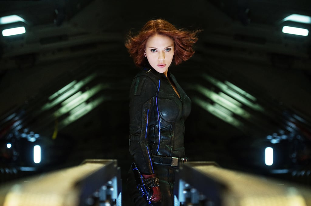 Natasha in Age of Ultron, probably wondering how she lets everyone get her into these situations.