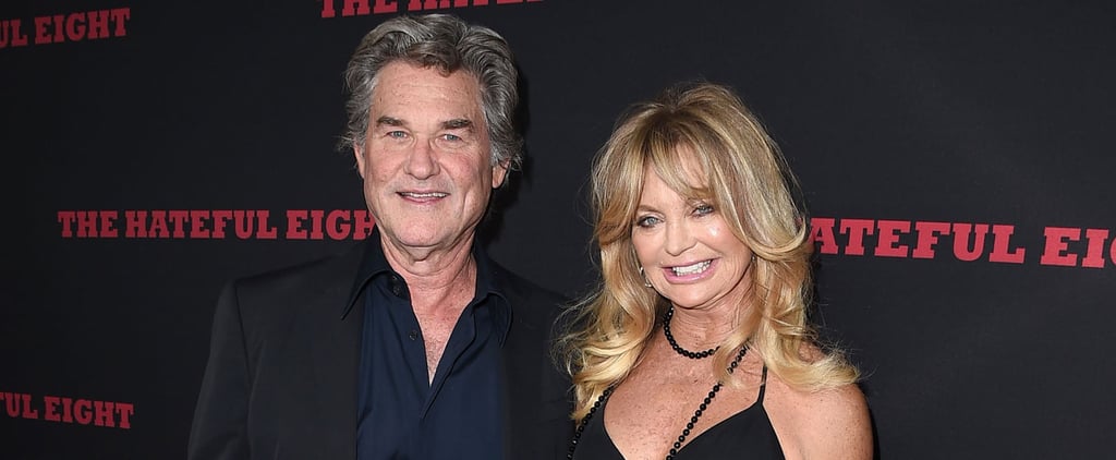 Kurt Russell and Goldie Hawn on Hateful Eight Red Carpet