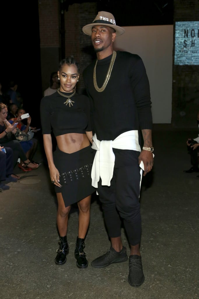 Teyana Taylor and Iman Shumpert at NYFW 2016