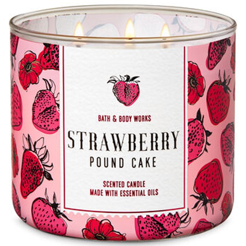 Bath and Body Works Strawberry Pound Cake 3-Wick Candle