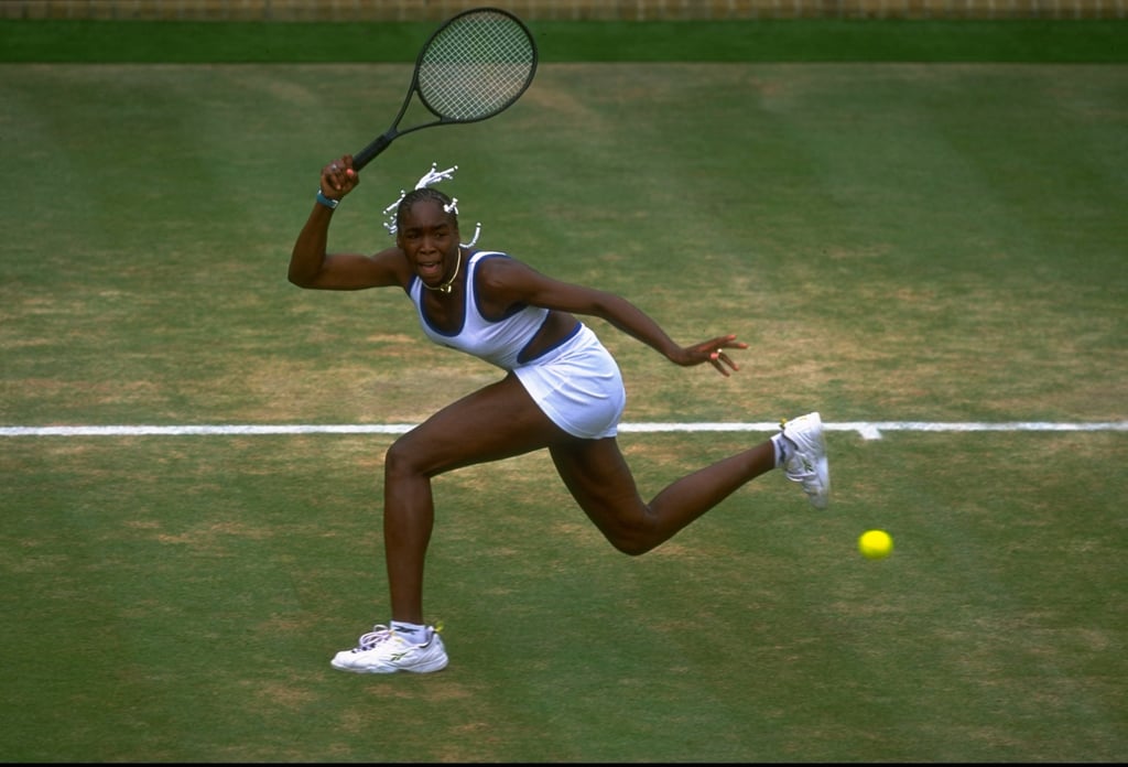 Venus Williams Competing at the All England Lawn Tennis Championships in 1999