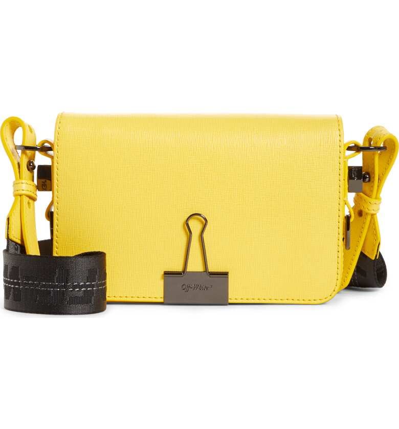 Off-White Mini Leather Flap Bag | Nordstrom Half Yearly Sale 2019 Designer Deals | POPSUGAR ...