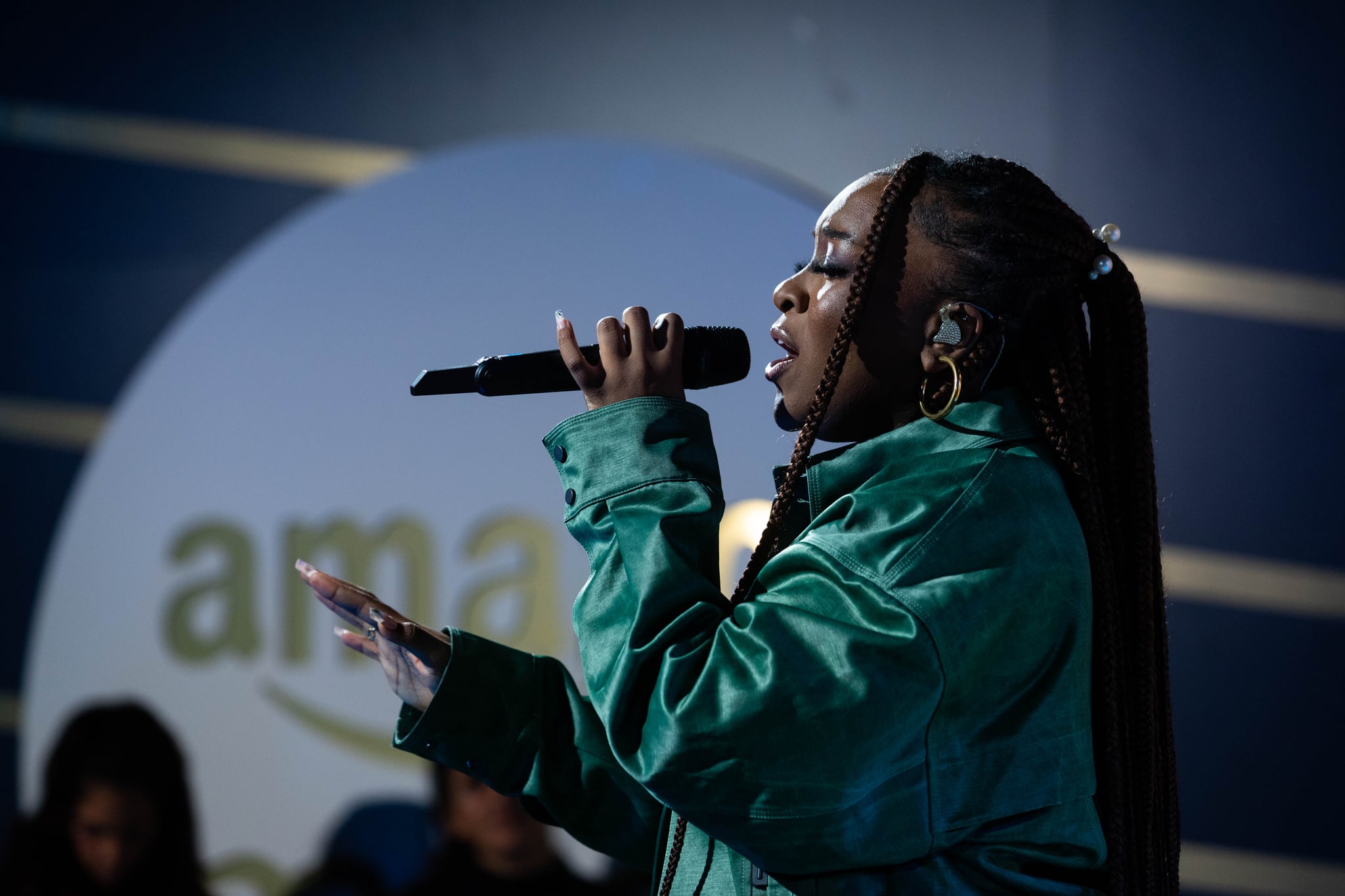 EDITORIAL USE ONLY Ray Blk performing at Amazon's Black Friday Live at Victoria House, London. Picture date: Friday November 26, 2021.