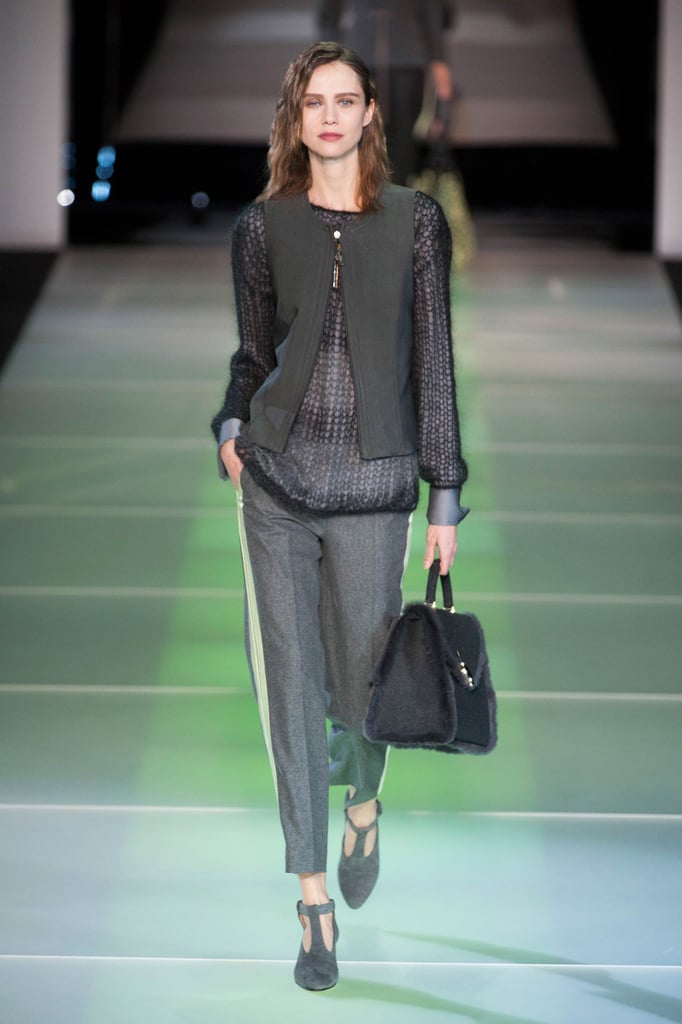 Giorgio Armani Fall 2014 Runway Show | Milan Fashion Week | POPSUGAR ...