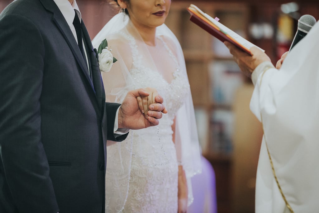 Elegant Wedding Reception With Blush and Gray Colors