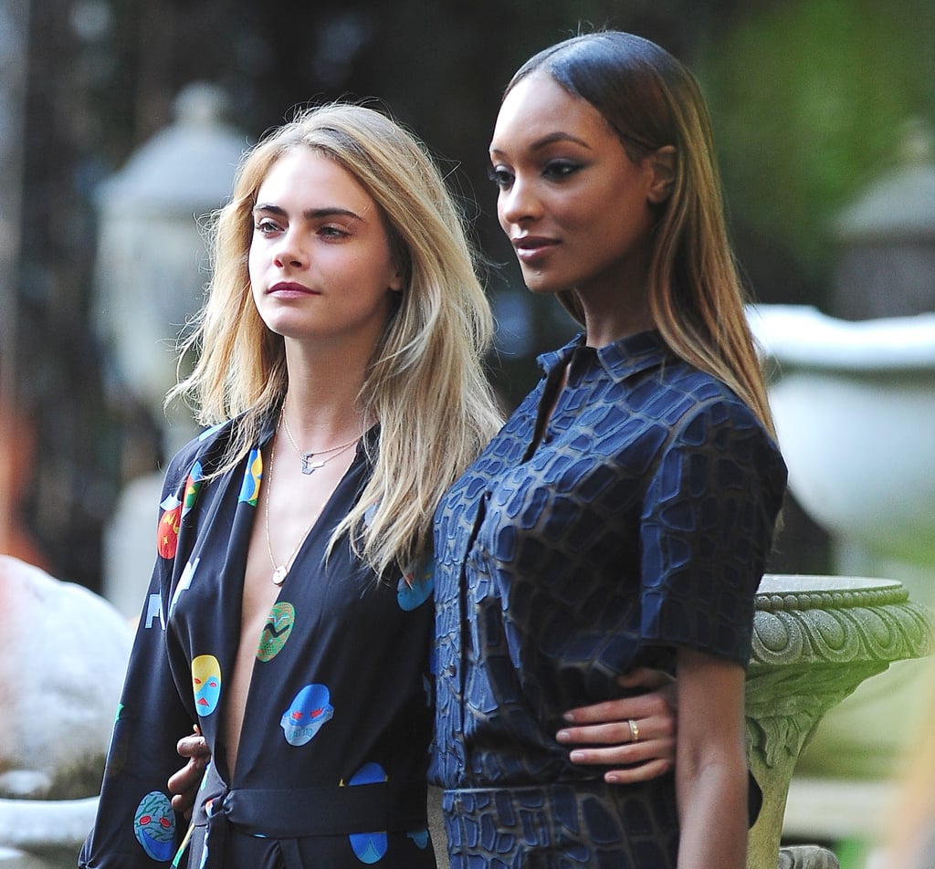 Cara Delevingne and Jourdan Dunn