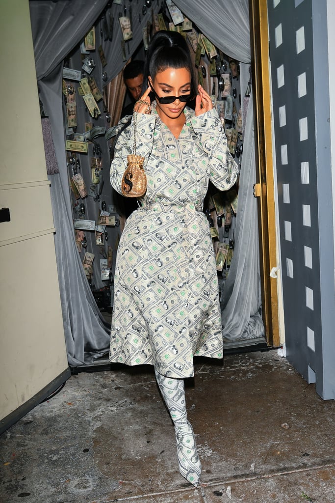 Kim Kardashian Money Outfit by Jeremy Scott 2018