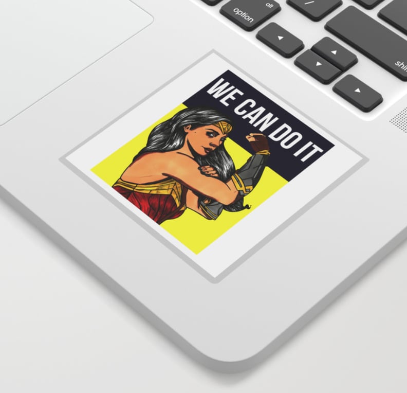 A Wonder Woman Sticker