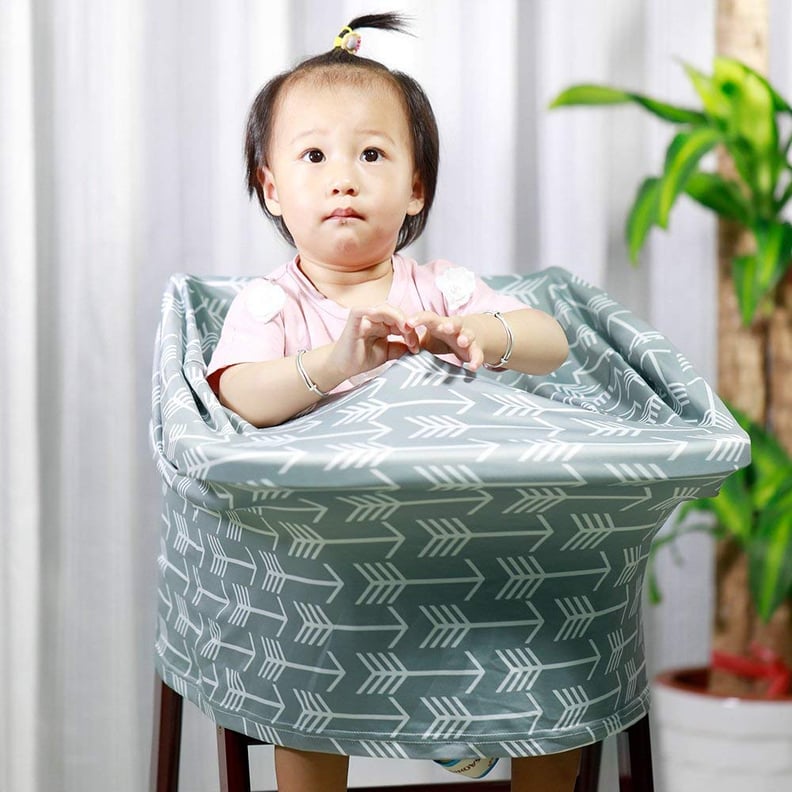 Can also fit over the high chair