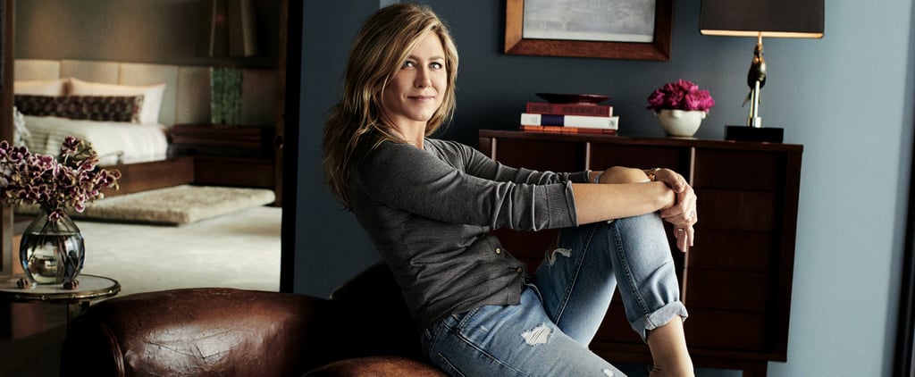 Jennifer Aniston Grlfrnd Jeans in Architectural Digest