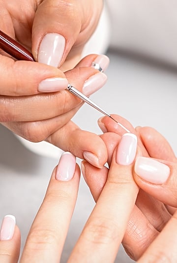 Micro French Manicure Trend Inspiration Photos 2024