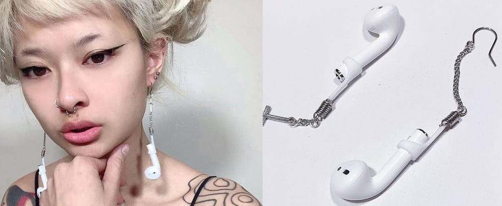 Woman Creates AirPod Earrings