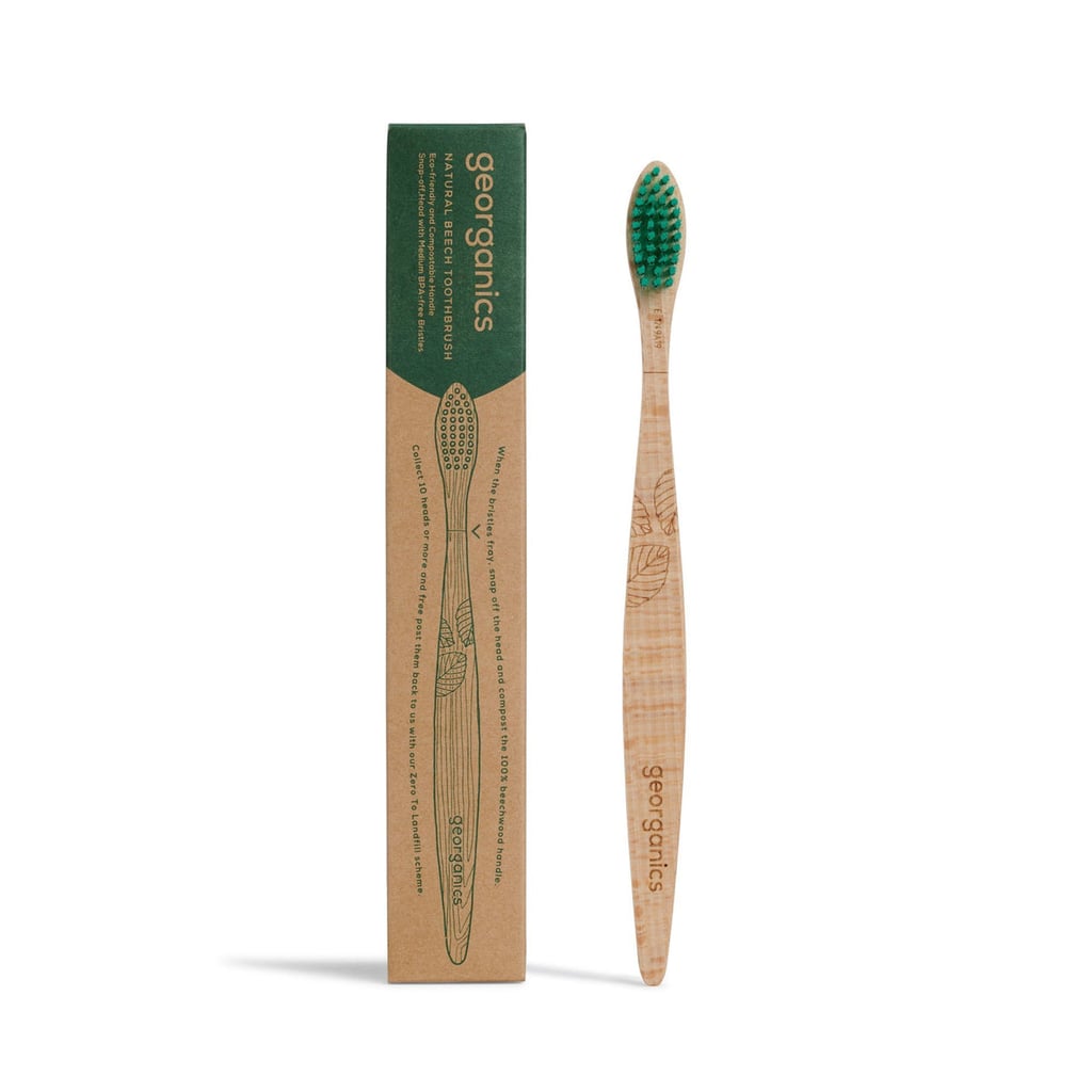 Georganics Beechwood Toothbrush — ​Medium Bristles