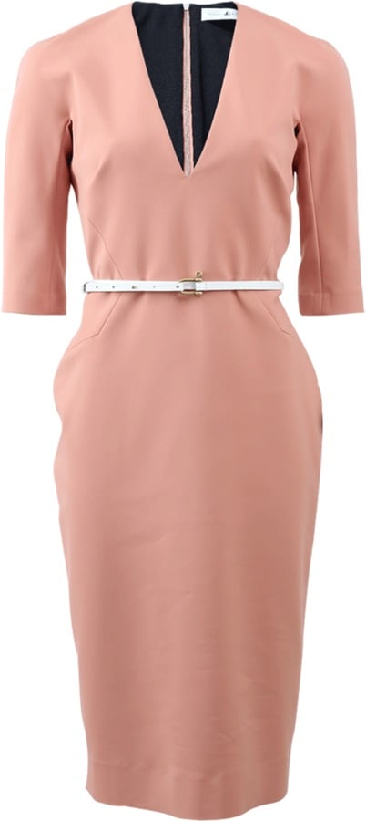 Victoria Beckham Elbow Sleeve Belted Dress ($2,000)