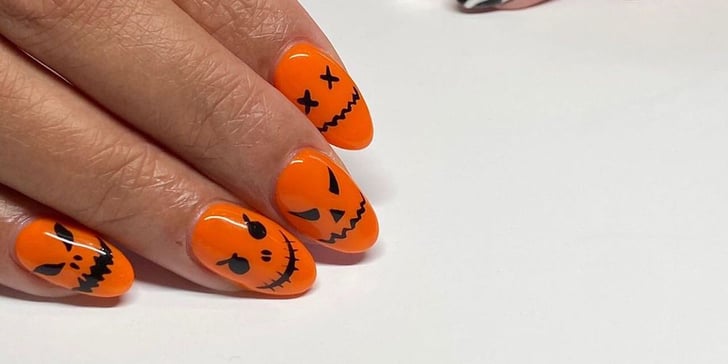 18 Jack-o'-Lantern Nail-Art Designs For Halloween | POPSUGAR Beauty