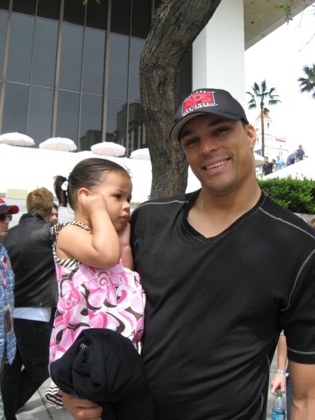 Tony Gonzalez and Malia