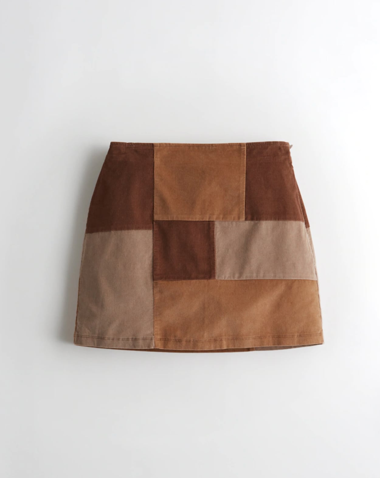 Hollister Ultra High Waist Patchwork Mini Skirt 9 Colourful