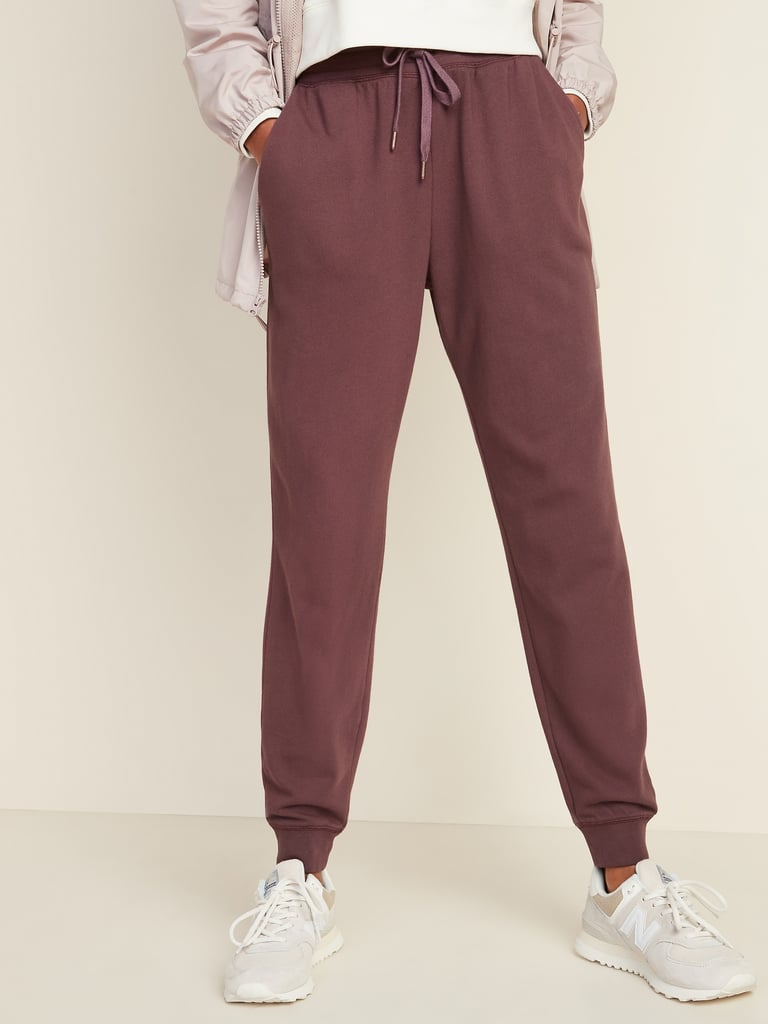 Mid-Rise Tapered-Leg Jogger Pants