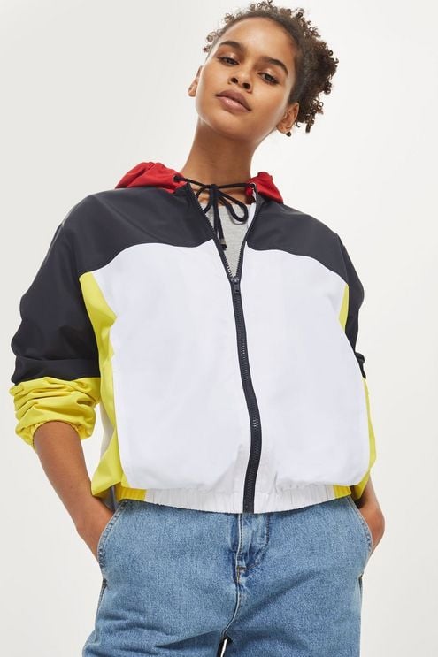 Topshop Colorblock Windbreaker Jacket | What Jacket to Wear For Spring ...