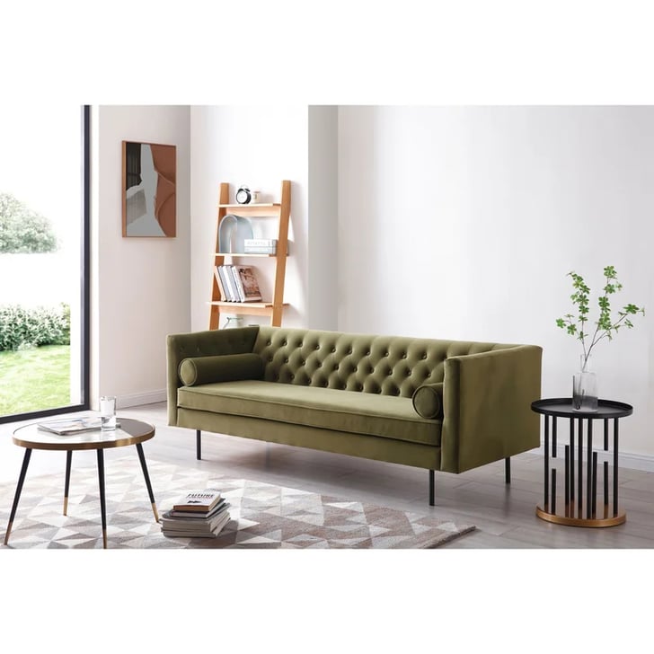 All modern velvet outlet sofa