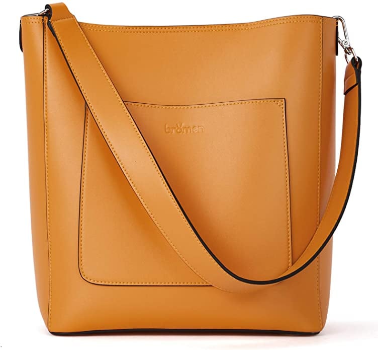 BROMEN Hobo Bags Leather Handbag Top Trending Women's Clothes For